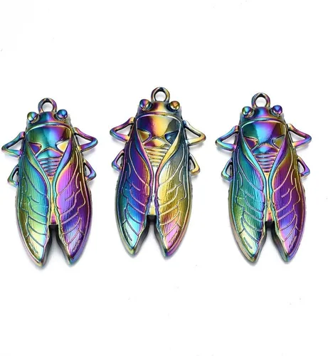 Miniatura 13 de Cheriswelry Colgantes de aleación con tema de Halloween para hacer collares, pulseras y aretes de bricolaje, Metal, No es una piedra preciosa