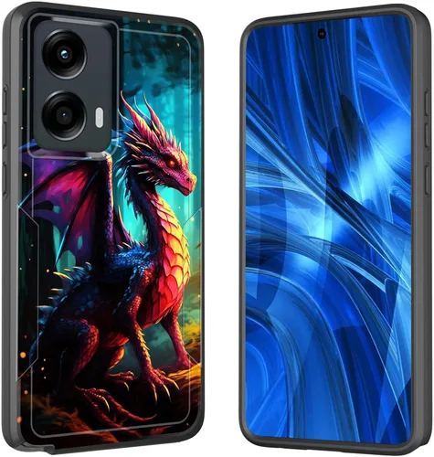 Miniatura 129 de Funda para Moto G 5G 2023, [probada en caídas de grado militar], resistente, resistente, resistente, a prueba de golpes, funda protectora