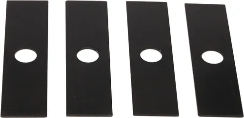 Miniatura 4 de Cuchillas de bordeadora de 8 x 2 pulgadas de diámetro de orificio de 1 pulgada de repuesto para Ryobi 613223, Echo 720-237-001, Stihl 4133-713-4101