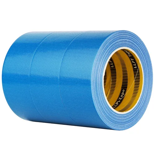 LLPT Cinta adhesiva de alta calidad, paquete de 3 unidades de 2 pulgadas x 35 yardas cada rollo, fácil de rasgar, cinta de tela colorida a granel,