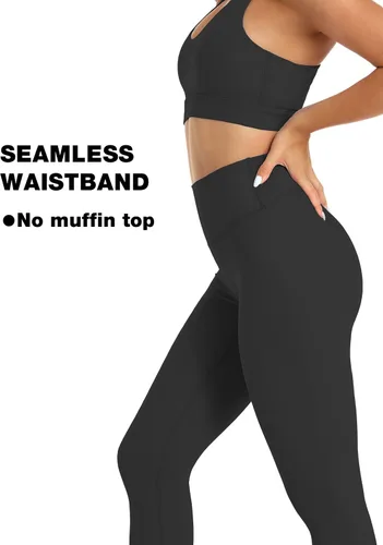 Miniatura 6 de NEPOAGYM Leggings de cintura alta para mujer, sin costuras frontales, leggings de yoga ligeros de 2528 pulgadas, 78 pulgadas y longitud completa