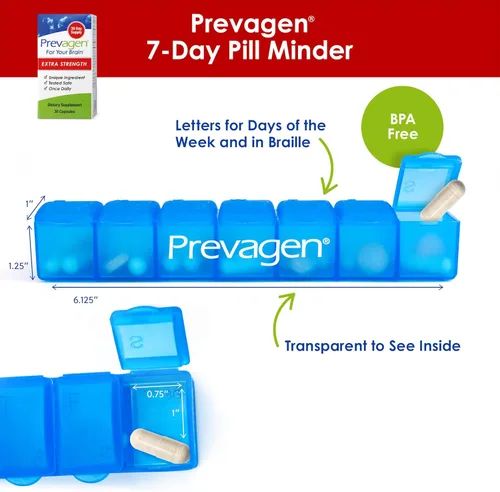 Miniatura 5 de Prevagen Mejora la memoria: fuerza extra de 20 mg, 30 cápsulas, con apoequorina y vitamina D y prevagen 7 días píldora Suplemento cerebral