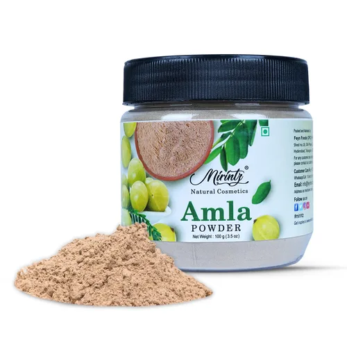 Polvo de amla 100% natural | (3.53 onzas) de grosella espinosa india (amalaki) Suplemento herbario en polvo | Amla seco rico en vitamina C en polvo