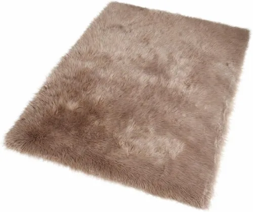 Miniatura 20 de Goolela Alfombra esponjosa de piel sintética de oveja sintética de 4 x 6 pies, color gris, para dormitorio, mesita de noche, alfombra suave de felpa