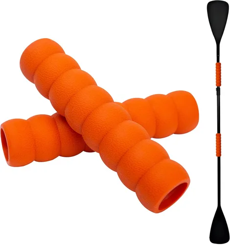 Paquete de 2 empuñaduras para kayak, agarre antideslizante para remos desmontables, accesorios de kayak para prevención de ampollas (diámetro 1.181