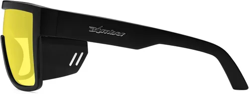 Miniatura 4 de BOMBER Gafas Saftey para hombres y mujeres, lente de seguridad amarilla transparente, con marco cuadrado negro mate y forro de espuma