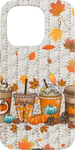 Miniatura 14 de iPhone 16 Acción de Gracias Otoño Hojas Otoño Calabaza Especias Funda