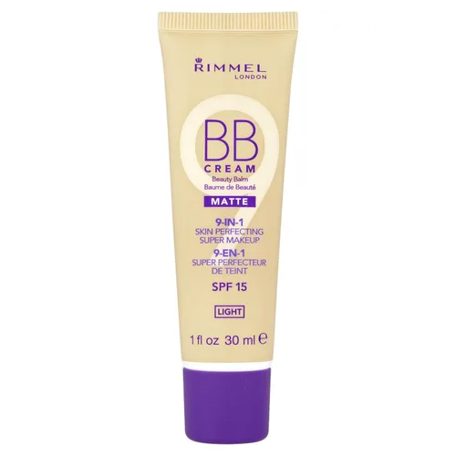 Rimmel London Match Perfection 001 Light - BB Cream, ligera, SPF 25, minimiza el aspecto de los poros, 1 onza