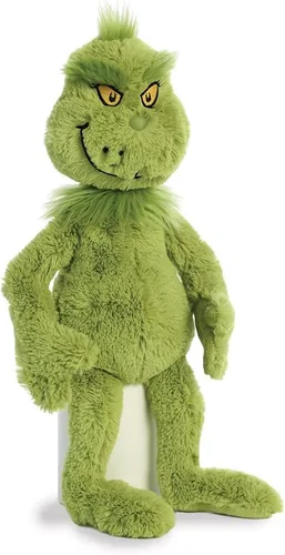 Miniatura 3 de Aurora® Whimsical Dr. Seuss™ Grinch Stuffed Animal - Muñeco de Peluche Oficialmente Licenciado para Juego Imaginativo - Perfecto para Niños