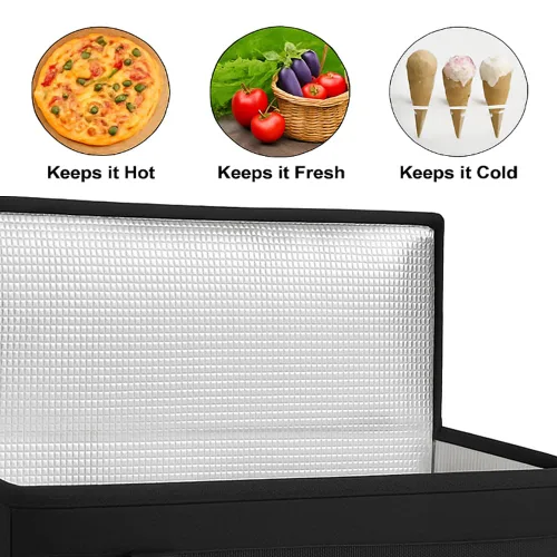 Miniatura 5 de musbus Paquete de 2 Bolsas Refrigeradoras Aisladas Bolsas de Comestibles Grandes Bolsa Refrigeradora de Compras Tote para Congelador para Viajes