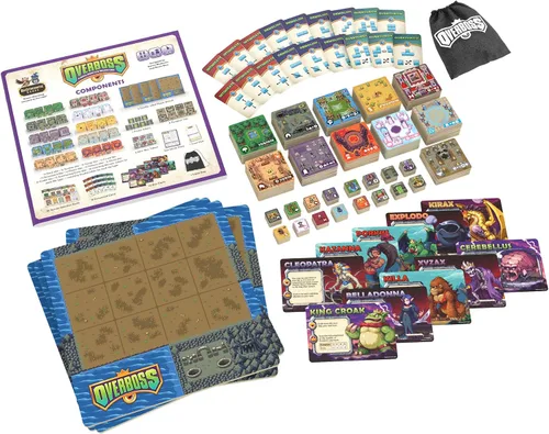 Miniatura 5 de Brotherwise Games Overboss: una aventura de monstruo jefe, púrpura medio