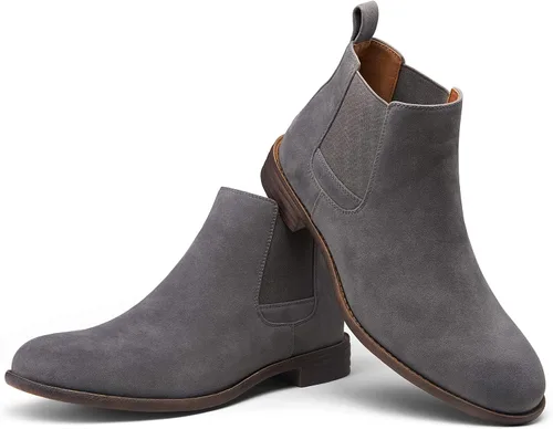 Miniatura 6 de Jousen Men's Suede Chelsea Boots
