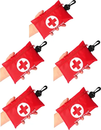 Miniatura 11 de Galaxylense 128 kits de primeros auxilios pequeños para supervivencia, emergencia, trauma, militar, táctico, escuela médica, oficina, hogar, caza