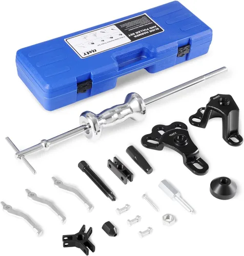 Orion Motor Tech - Juego de extractor de martillo deslizante de 9 vías, extractor del cojinete de la llanta frontal y kit de herramientas para