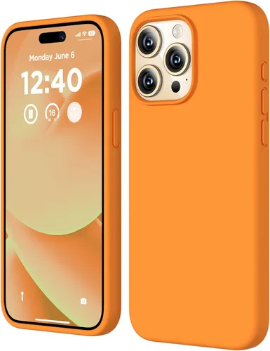 Miniatura 11 de Compatible con Funda para iPhone 15 Pro Max, Funda de Silicona Líquida, Cubierta Protectora Resistente a Golpes de Cuerpo Completo Funda Delgada