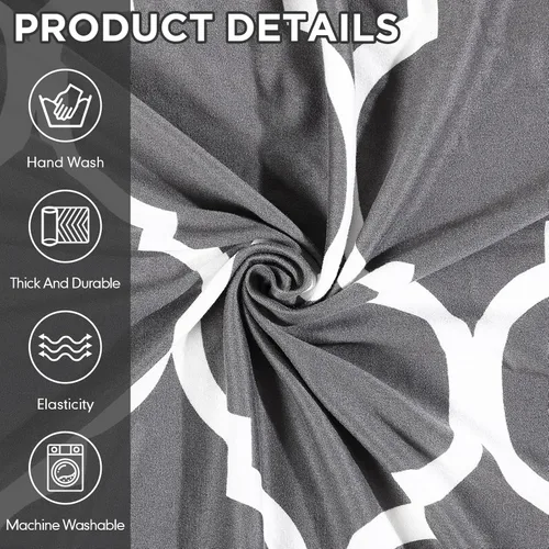 Miniatura 5 de Peryiter Juego de 3 fundas para sofá para sala de estar, fundas para muebles de sofá y sillones, funda para sillón con brazos, protector de muebles