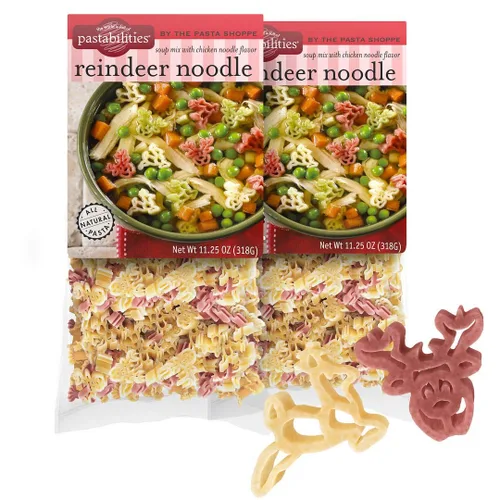 Miniatura 11 de Pastabilities Pasta con forma divertida para niños, sopa de fideos de dinosaurio, divertido dinosaurio con mezcla de sopa temática animal, pasta