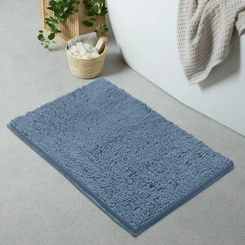 Miniatura 51 de LuxUrux Tapete de microfibra afelpada, de felpilla extrasuave, pelo largo de 1 pulgada, muy absorbente, para baño o ducha, lavar y secar a máquina