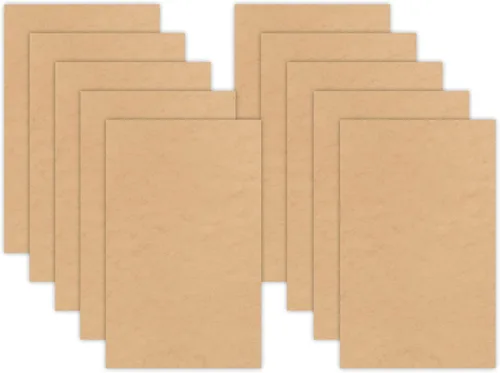 Miniatura 11 de 10 tableros de MDF de 12 x 19 pulgadas, 0.236 in y 1/4 de pulgada (tablero de fibra de densidad media), listo para Glowforge, sin terminar