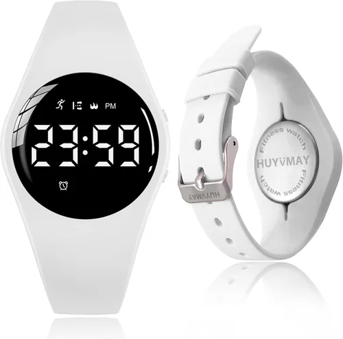 Miniatura 9 de Kids Pedometer Fitness Watch Without App/Bluetooth, Rechargeable Sports Watch with 21-Day Battery Life, IP68 Waterproof Watch with Alarm Clock Timer