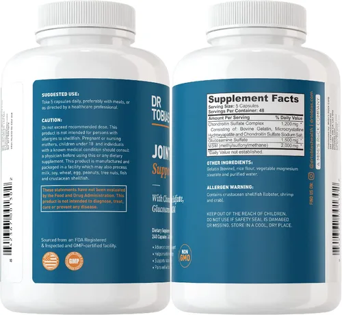 Miniatura 9 de Dr. Tobias Omega 3 Aceite de pescado y suplementos de apoyo para las articulaciones, apoya el corazón, el cerebro, el sistema inmunológico, la salud