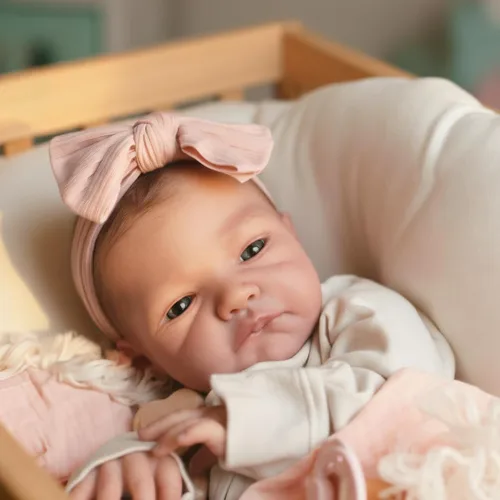 Miniatura 5 de WOOROY Muñecas Reborn de bebé realistas - Muñeca recién nacida de 20 pulgadas para bebé niña con cuerpo suave y pesado, juguete de regalo para niños