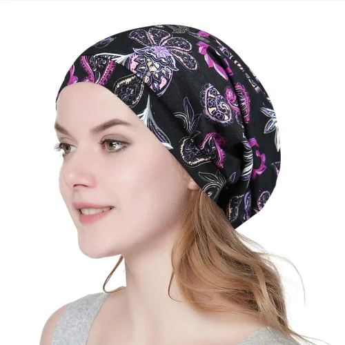 Miniatura 41 de Alnorm - Gorro con forro de satén y suave banda elástica para hombres y mujeres, talla única Se ajusta a la mayoría