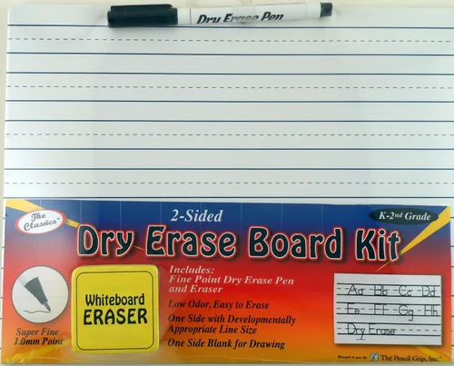 Miniatura 4 de The Pencil Grip Kit de pizarra blanca, kit de pizarra blanca de borrado en seco con bolígrafo negro de borrado en seco y borrador - TPG-388