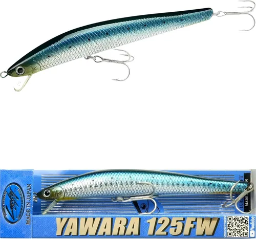 Miniatura 35 de LUCKY CRAFT FlashMinnow 125 YAWARA, señuelos de pesca de agua salada, accesorios y equipo de pesca de surf Jerkbait, señuelos de pesca de fletán