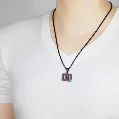 Miniatura 5 de Collar de béisbol de la suerte para niño, con número de camiseta del 00 al 99, cadena de acero inoxidable con dije de béisbol, regalo para hombre