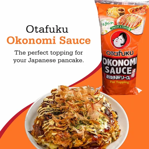 Miniatura 4 de Salsa Okonomi Otafuku, cobertura vegana japonesa para panqueques Okonomiyaki (17.6 onzas)