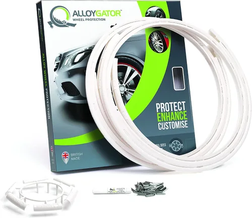 Miniatura 16 de AlloyGator Protector de Llanta Dorado para Ruedas de Automóvil (Se Adapta a Ruedas de 12-24" de Diámetro) - Paquete de 4 Protectores de Rueda