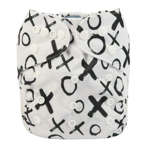 Miniatura 17 de Pañal de bolsillo para bebé, reutilizable, lavable, 8 libras a 36 libras (flecha)