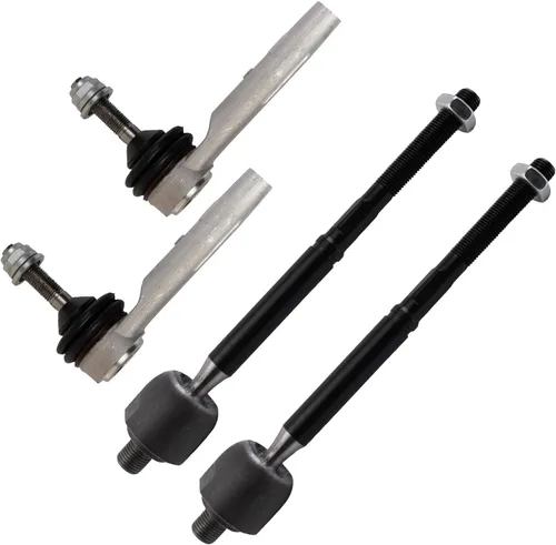 Miniatura 51 de TRQ Juego de barras de acoplamiento delanteras interiores y exteriores de 4 piezas compatible con Jeep Cherokee 1991-2001 y Comanche 91-92