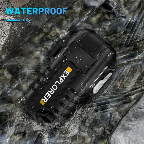 Miniatura 5 de Lafagiet Encendedor recargable USB C, cuello flexible de 360°, a prueba de viento y agua, encendedores de arco eléctrico para velas, camping F37-BK