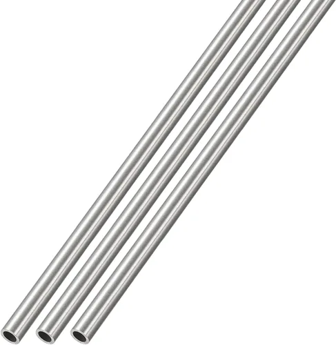 Miniatura 42 de METALLIXITY Tubo de acero inoxidable 304 (0.276 in de diámetro exterior x 0.031 in de alto x 11.811 in de largo) 3 piezas, tubo recto, para muebles