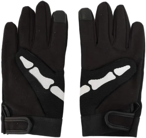 Miniatura 4 de Guantes de motociclista de esqueleto con calavera y hueso, talla XS