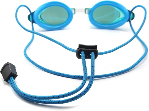 Miniatura 5 de Gafas de natación anti niebla con correa elástica de ajuste rápido Azul espejo