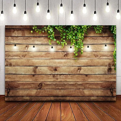 Miniatura 9 de Telón de fondo de granero rústico de vinilo verde de 6 x 4 pies para bodas, alta resolución, sin deslumbramiento, pintado por computadora, ideal