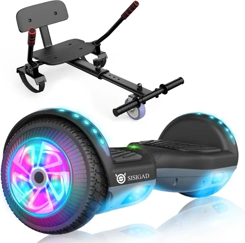 SISIGAD Hoverboard para niños, 6.5 pulgadas modelo clásico Hoverboard (sin Bluetooth)
