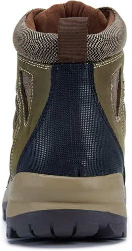 Miniatura 5 de Mens Fashion Leather Oxford Boots Mid-Top Causal Ankle Boot Daily Shoes for Men