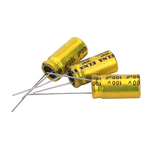 Miniatura 13 de 10 unids 2.2uF 100V condensador electrolítico no polarizado 10x17mm (0.39x0.67in) NP para audio tweeter condensador divisor de frecuencia
