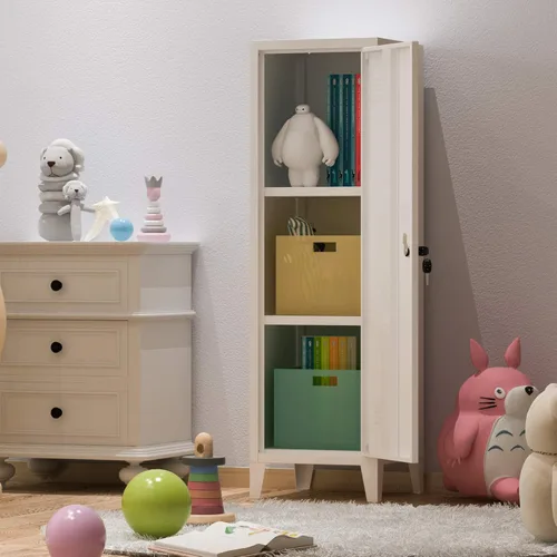 Miniatura 7 de MIOCASA Gabinete de Metal para Oficina en Casa Gabinetes de Almacenamiento con Puertas y Estantes Gabinete de Archivos con Cerradura Organizador