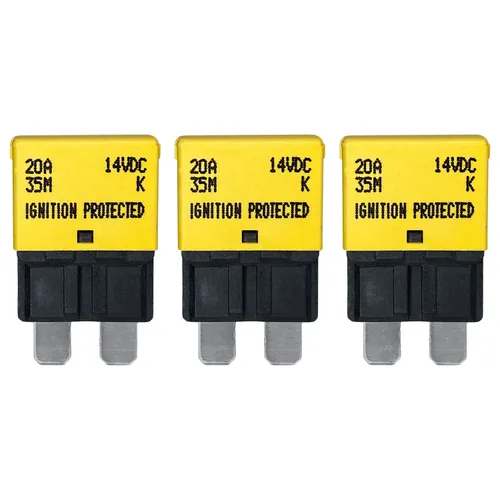 Miniatura 14 de Fusible de disyuntor ATC/ATO de reinicio automático de 30 amperios para automóvil, RV, automóvil, camión, protección de batería, reinicio