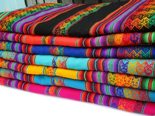 Miniatura 4 de Funda de cojín de tela inca, funda de cojín decorativa de Perú, funda de cojín de algodón estilo peruano para sofá de 18 pulgadas x 18 pulgadas Negro