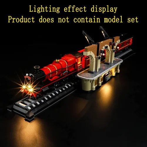 Miniatura 5 de GEAMENT Kit de luces LED compatible con Lego Hogwarts Express Collector's Edition - Juego de iluminación para modelo de construcción 76405