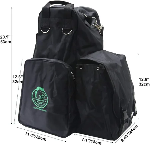 Miniatura 2 de Botas de equitación profesionales llevan bolsas ecuestres duraderas portátiles con compartimento para casco