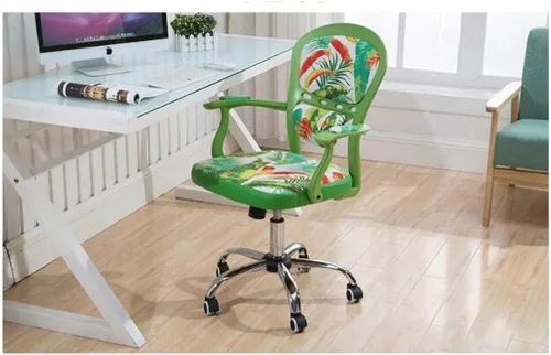 Miniatura 6 de YYDS Silla cómoda para juegos, silla de oficina con patas de acero, ergonómica giratoria para el hogar, para transmisión en vivo, ergonómicamente