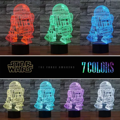 Miniatura 3 de Manco 3 patrones de 16 colores 3D luz nocturna regalos de cumpleaños para fans