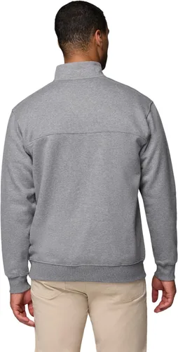Miniatura 2 de Chaqueta Columbia Hart Mountain II con media cremallera para hombre Gris carbón jaspeado